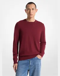 Michael Kors Sweater aus Merinowolle Rot