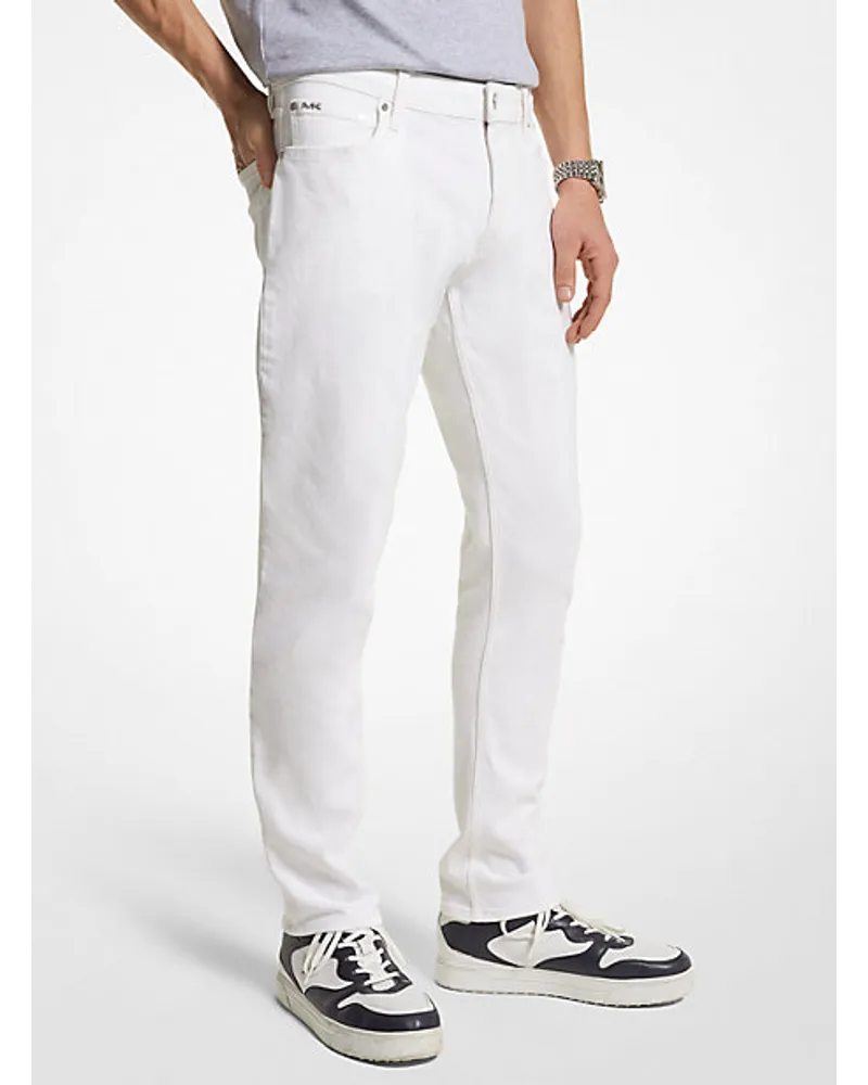 Michael Kors Slim-Fit-Jeans Weiss