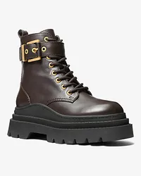 Michael Kors Schnürstiefel Colby aus Leder Braun