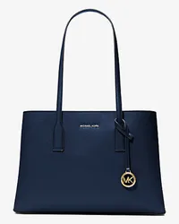 Michael Kors Shopper Ruthie Medium aus Gekrispeltem Leder Blau