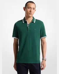 Michael Kors Poloshirt Greenwich aus Baumwolle Grün