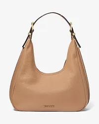 Michael Kors Hobo Bag Nolita Small aus Gekrispeltem Leder Braun