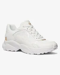 Michael Kors Sneaker Sami aus Mesh und Leder Weiss