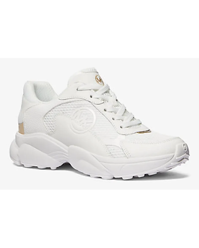 Michael Kors Sneaker Sami aus Mesh und Leder Weiss