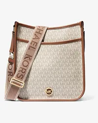 Michael Kors Messenger-Tasche Luisa Large mit Signature-Logomuster Natur