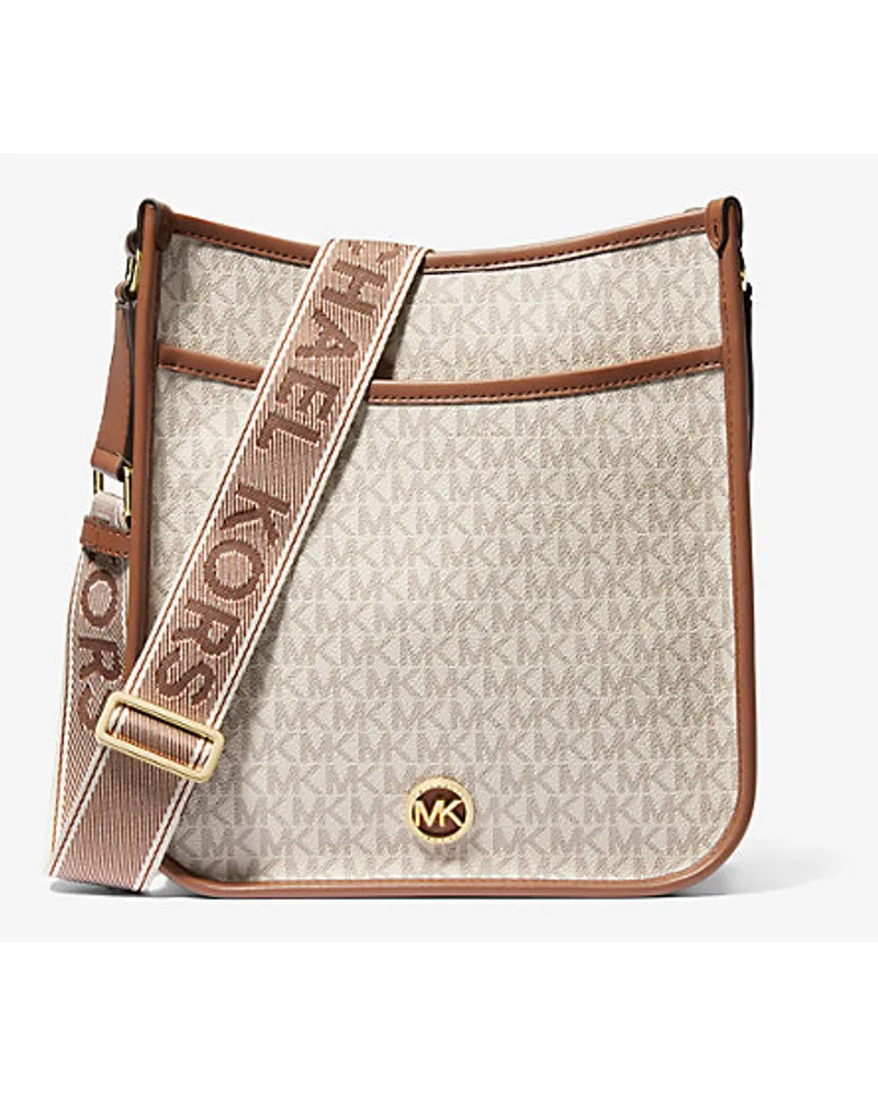 Michael Kors Messenger-Tasche Luisa Large mit Signature-Logomuster Natur