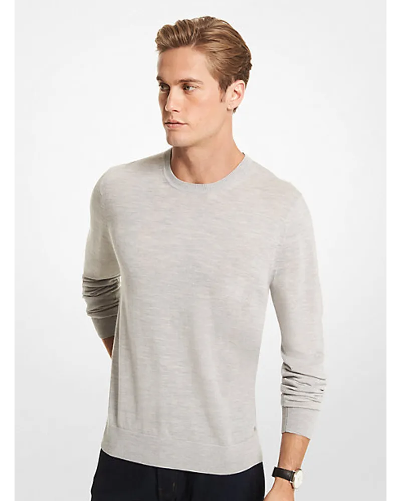 Michael Kors Sweater aus Merinowolle Grau