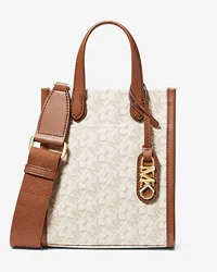 Michael Kors Umhängetasche Gigi Extra-Small mit Empire Signature-Logomuster Natur