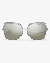 Michael Kors Sonnenbrille Greenpoint Silberton