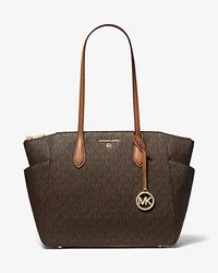 Michael Kors Shopper Marilyn Medium mit Logo Braun