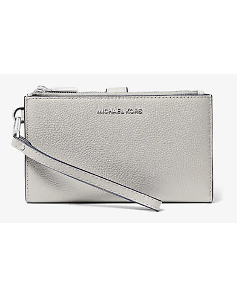 Michael Kors Smartphone-Brieftasche Adele aus Leder Grau