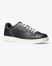 Michael Kors Sneaker Keating aus Von Hand Besticktem Leder Schwarz