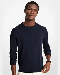 Michael Kors Sweater aus Merinowolle Blau