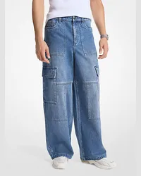 Michael Kors Cargojeans aus Denim Braun