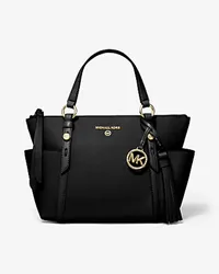 Michael Kors Shopper Sullivan Small aus Saffianleder Schwarz