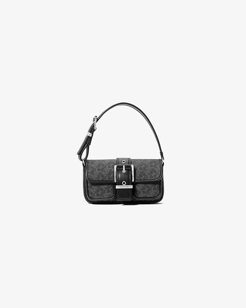 Michael Kors Schultertasche Colby Extra Small Mit Empire Signature Logomuster Schwarz