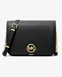 Michael Kors Messenger-Tasche Delancey Medium aus Leder Schwarz