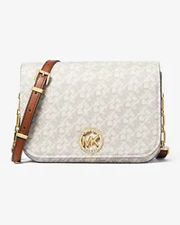 Michael Kors Messenger-Tasche Delancey Medium mit Empire Signature-Logomuster Natur