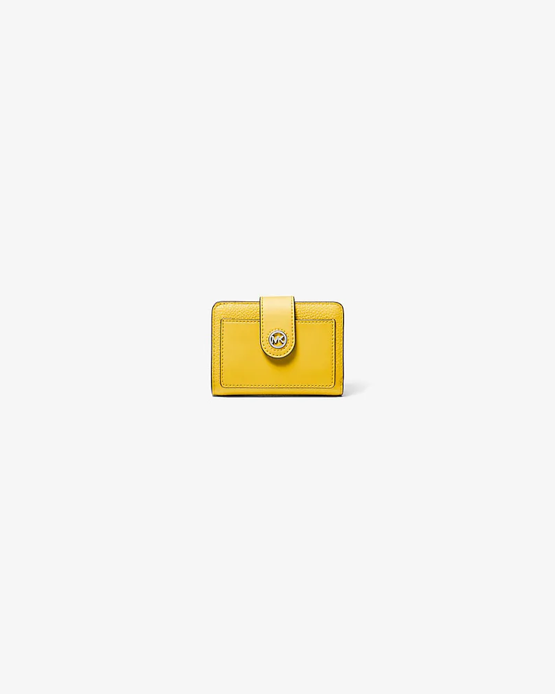 Michael Kors Brieftasche Mercer Small aus Leder Gelb