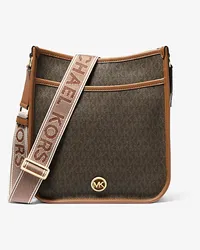 Michael Kors Messenger-Tasche Luisa Large mit Signature-Logomuster Braun