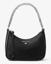 Michael Kors Pochette Jet Set Charm Small aus Nylon-Gabardine Schwarz