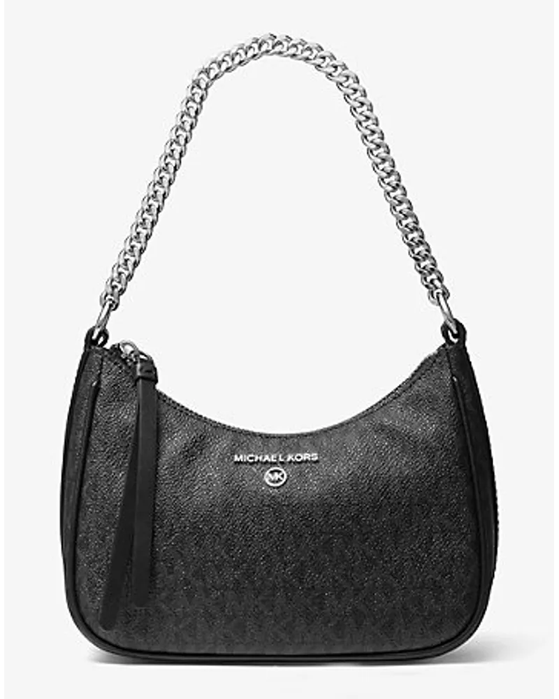 Michael Kors Pochette Jet Set Charm Small mit Logo Schwarz