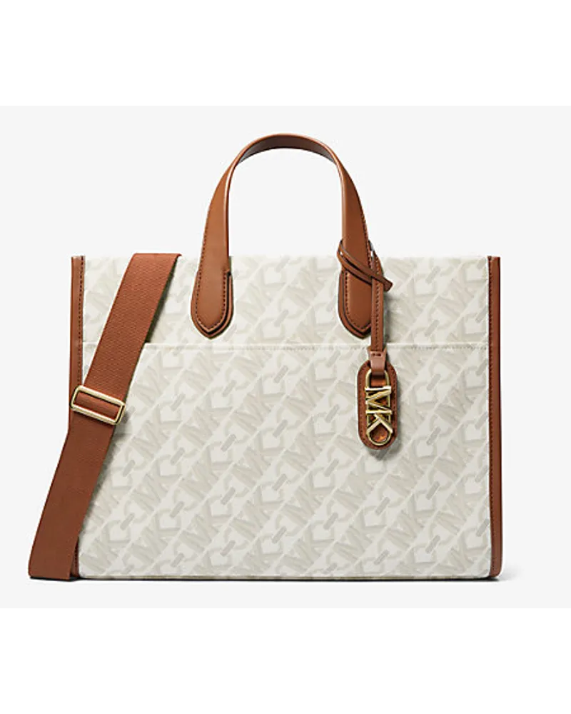 Michael Kors Shopper Gigi Large mit Empire Signature-Logomuster Natur