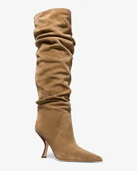 Michael Kors Stiefel Luna aus Wildleder Braun