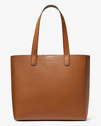 Michael Kors Shopper Hudson aus Gekrispeltem Leder Braun