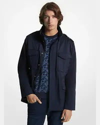 Michael Kors Feldjacke aus Stretch-Biobaumwolle Blau