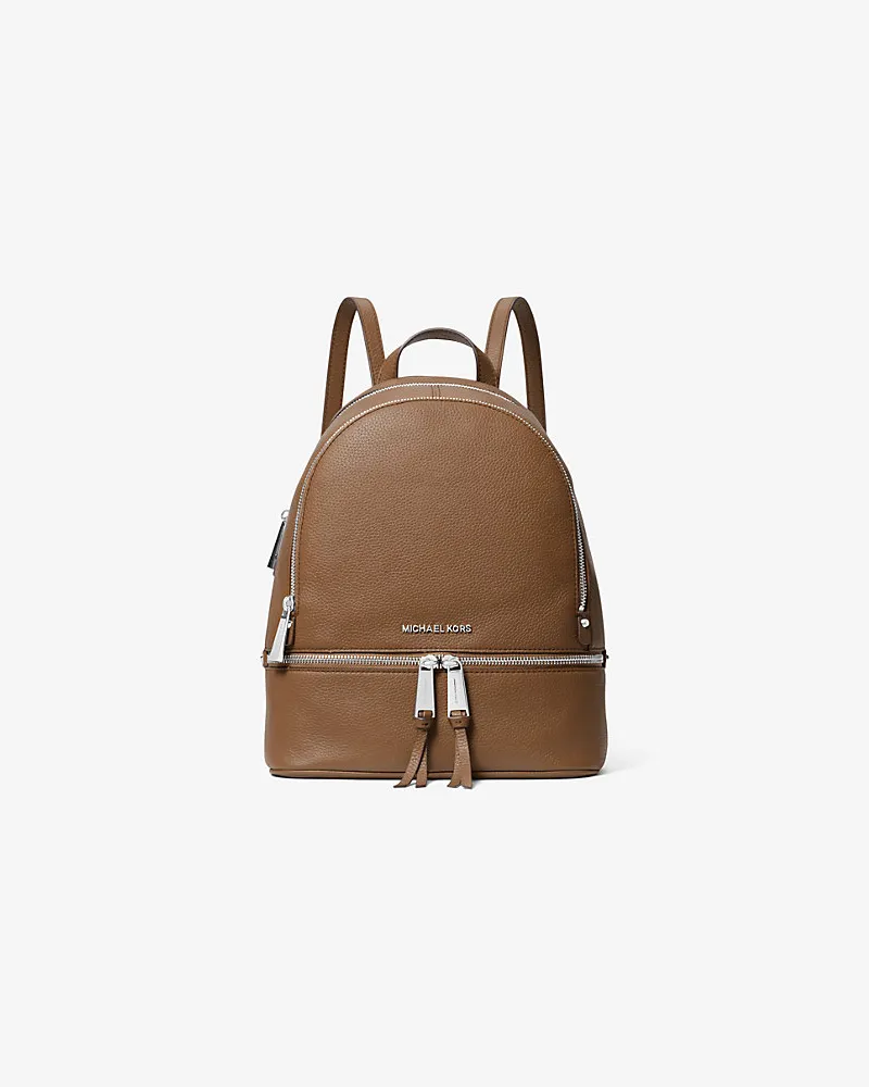 Michael Kors Rucksack Rhea Medium aus Leder Braun