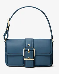 Michael Kors Schultertasche Colby Medium aus Leder Blau