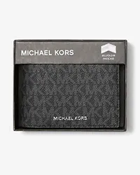 Michael Kors Brieftasche Harrison mit Logo und Ausweishülle Schwarz