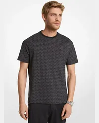 Michael Kors T-Shirt aus Baumwolle mit Logo Schwarz