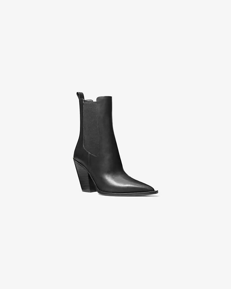 Michael Kors Stiefel Leni aus Leder Schwarz