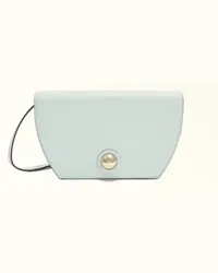 Furla Sfera Umhängetasche Laguna Weiches Kalbsleder Damen Gürteltasche Blau