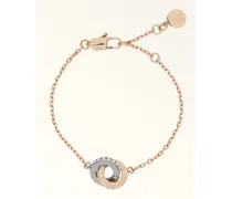 Furla 1927 Armband Color Oro Rosa Metall + Strass + Strass Damen Metallic