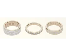 Arch Stripe Ring Talco H Metall + Glanzlack + Strass Damen