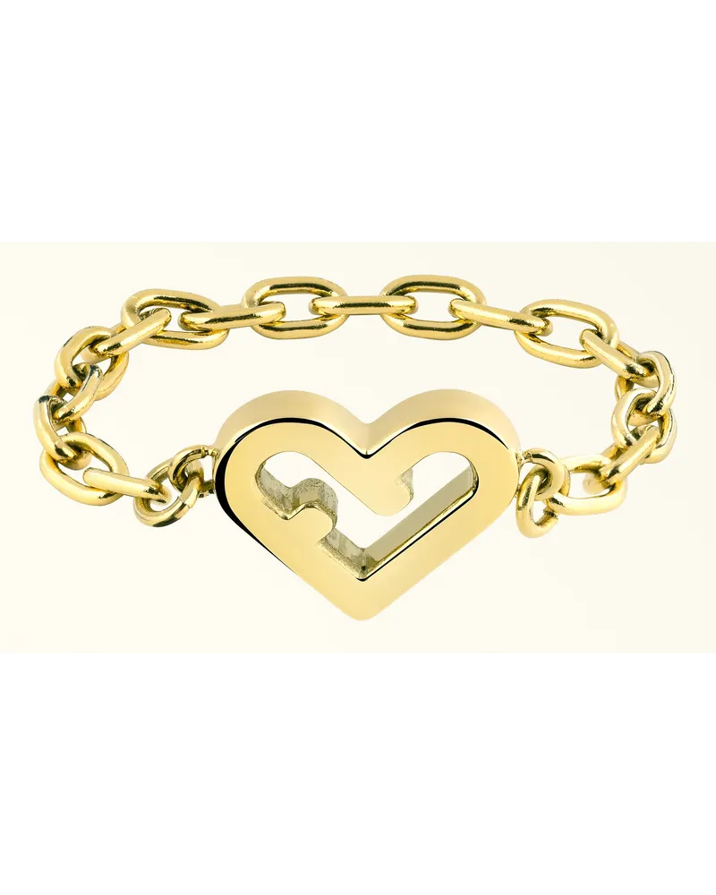 Furla Love Ring Color Oro Metall Damen Halskette Metallic