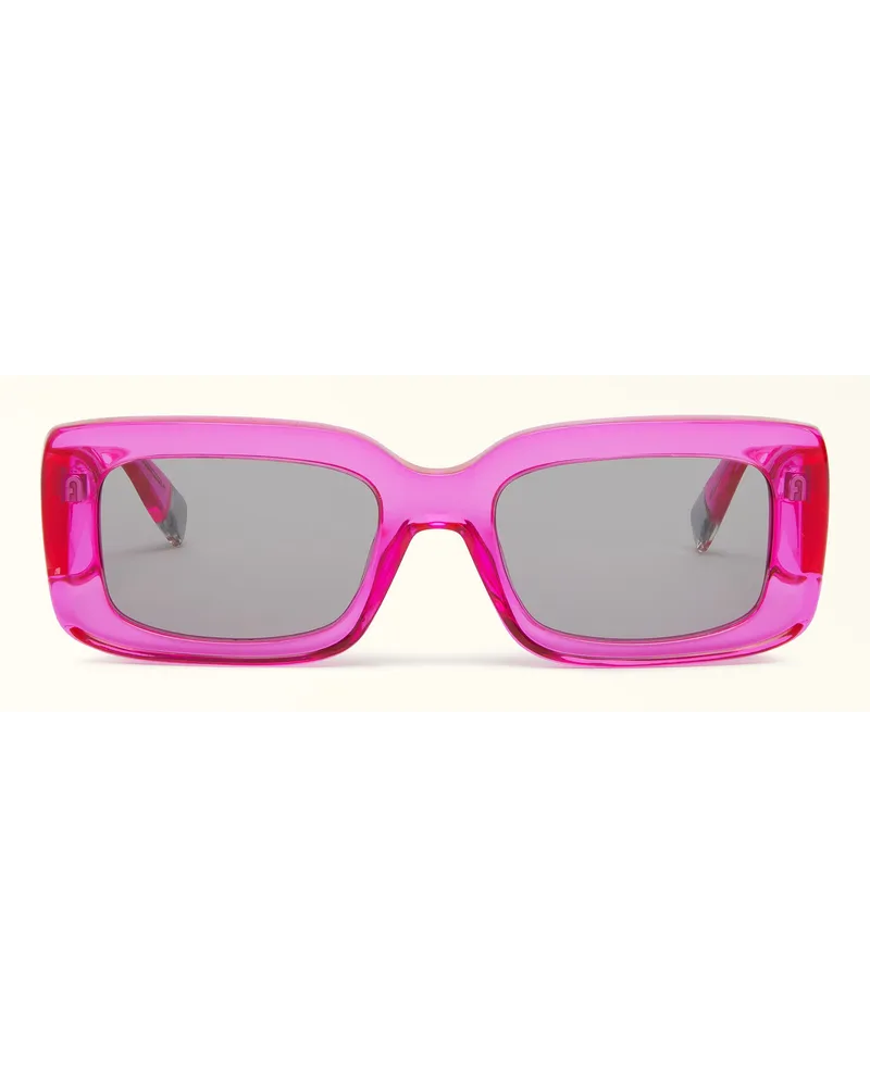 Furla Sunglasses Sfu630 Sonnenbrille Hot Pink Acetat Damen Sonnenbrille Rosa