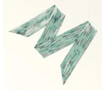 Furla Metropolis Bandeau Toni Laguna Metallic-seide Mit „water Camouflage“-print Damen Mehrfarbig