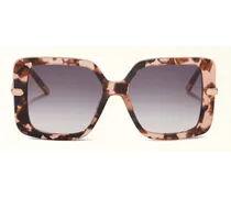 Sunglasses Sonnenbrille Pink Havana Acetat + Metall + Nylon Damen Sonnenbrille