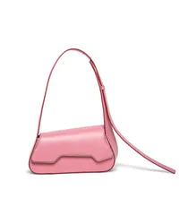 Santoni Rosafarbene Tasche „ThePluto“ aus Leder Rose