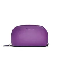 Santoni Violette Pochette aus Saffiano-Leder Violett