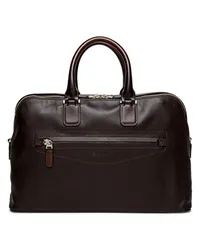 Santoni Braune Laptoptasche aus Leder Braun