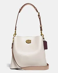 Coach Willow Beuteltasche In Blockfarben White