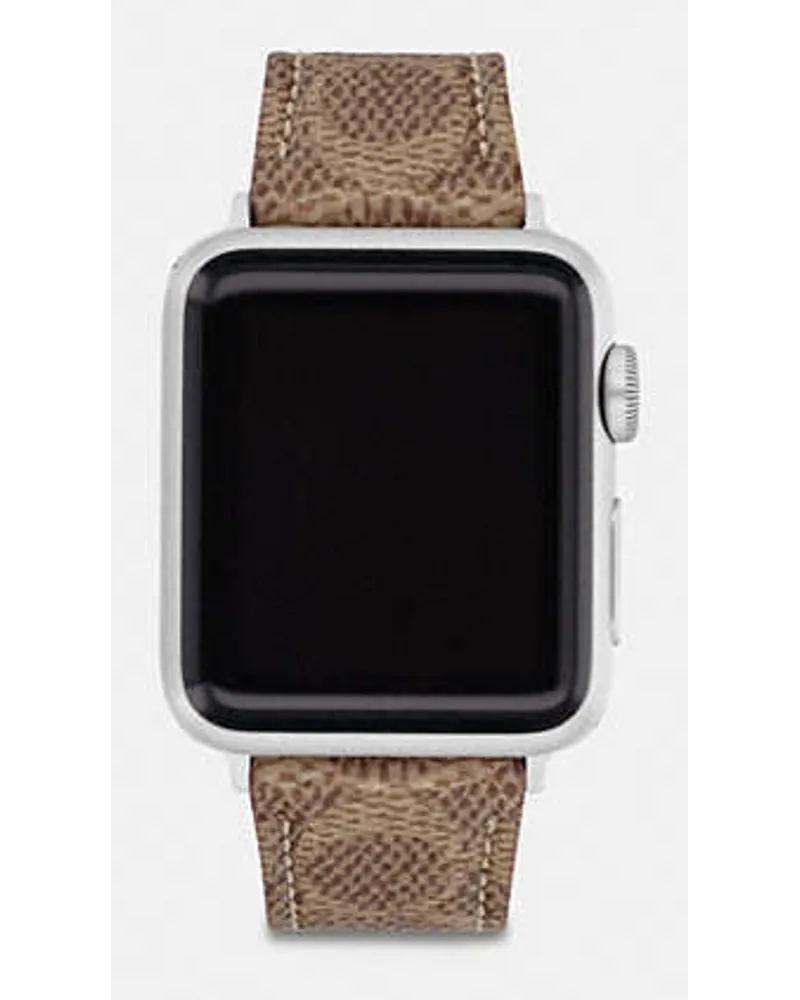 Coach Armband für Apple Watch mit 38 mm und 40 mm Brown