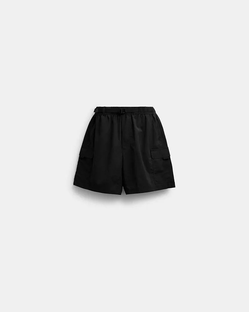 Coach Nylon Utility Shorts Black