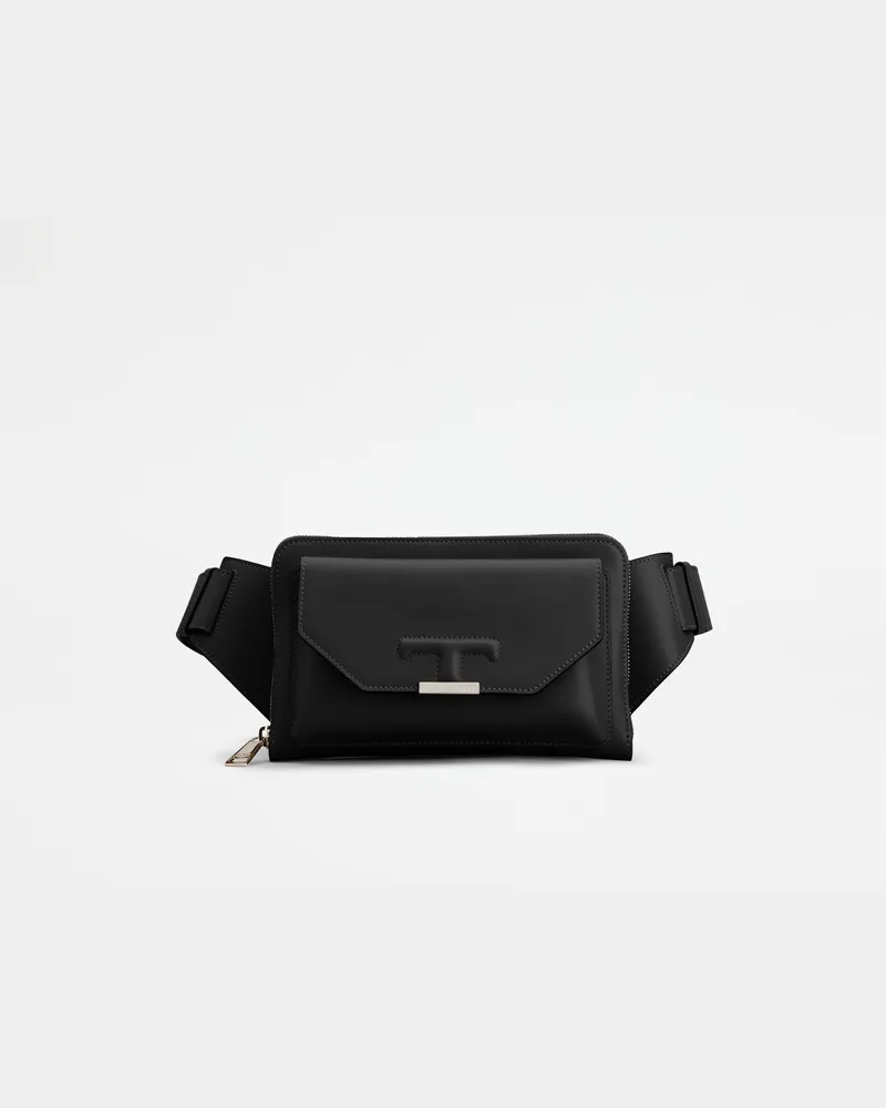 TOD'S Gürteltasche T Timeless aus Leder Mini, SCHWARZ,  - Bags Schwarz