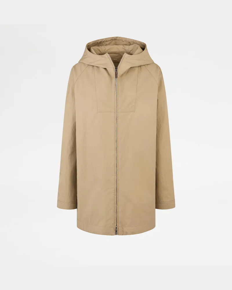 TOD'S Windbreaker aus technischer Baumwolle, BRAUN Coat / Trench Braun